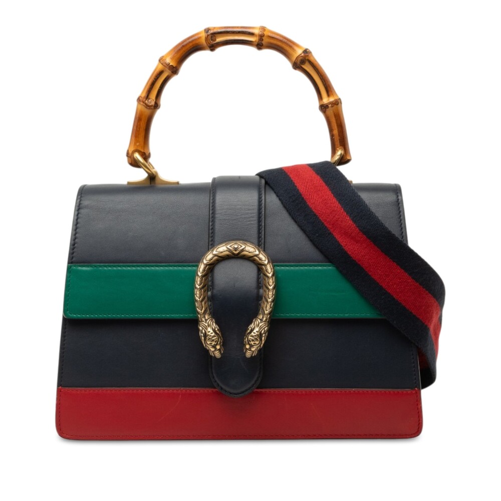 Gucci Medium Calfskin Bamboo Dionysus #352174G88B
